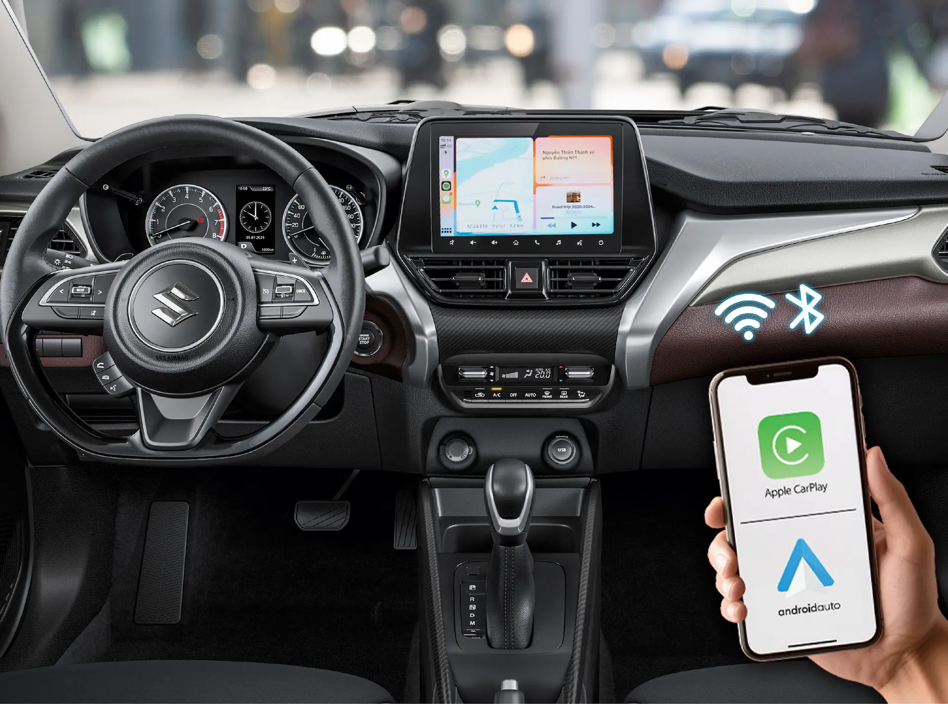 Màn hình giải trí 9Inch kết nối không dây