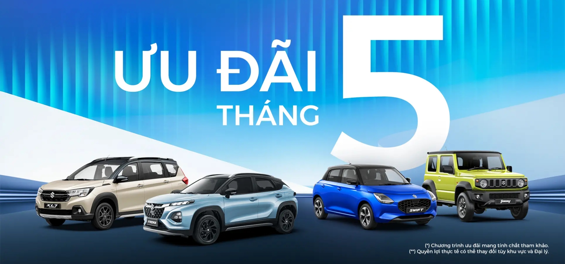 Suzuki chương trình khuyến mãi mua xe tháng 5-2026