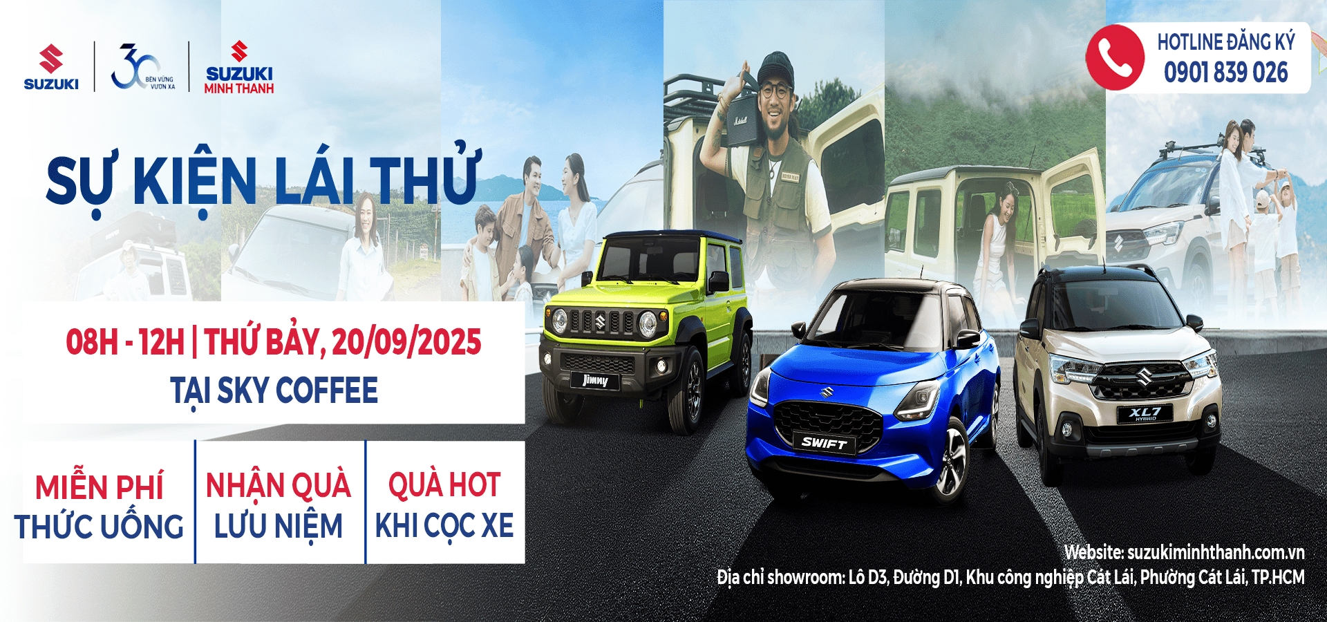 Suzuki Minh Thanh - Sự kiện lái thử tháng 9-2025