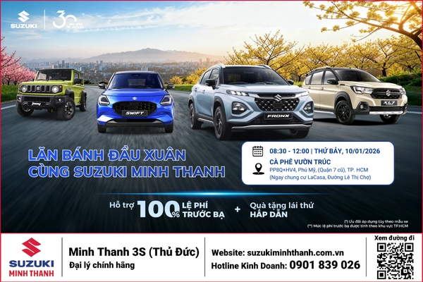 17.01.2026 Sự Kiện Cà Phê - Lái Thử Đầu Xuân Cùng Suzuki Minh Thanh
