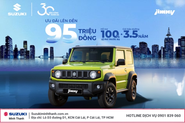 Chọn Suzuki Jimny Đến Ngay Minh Thanh - Đại Lý Suzuki Chính Hãng Tại TP.HCM