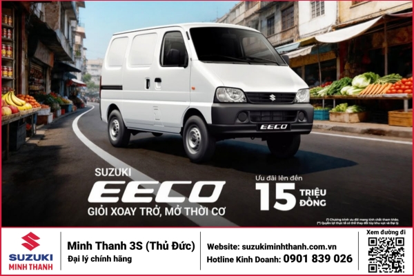 EECO Van 2026: Thông Số, Giá Lăn Bánh & Ưu Đãi Mới Nhất