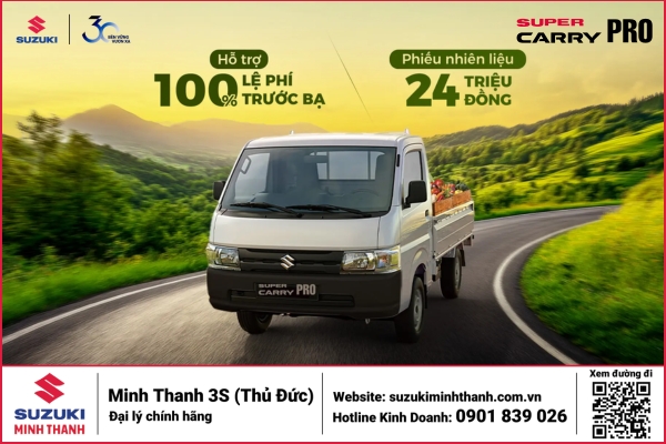 Giải Pháp Vận Tải Tối Ưu Lợi Nhuận Từ Suzuki Carry Pro