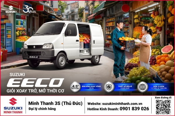 Không Gian Chở Hàng Trên Suzuki EECO Được Tối Ưu Ra Sao? Những Điểm Đáng Giá Của Xe Van Suzuki