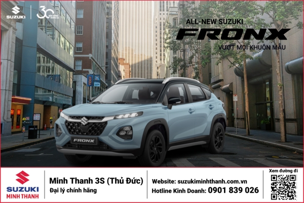 Suzuki Fronx Đẹp - Chất - Thông Minh: Có Suzuki Fronx, Mọi Hành Trình Đều Là Niềm Vui