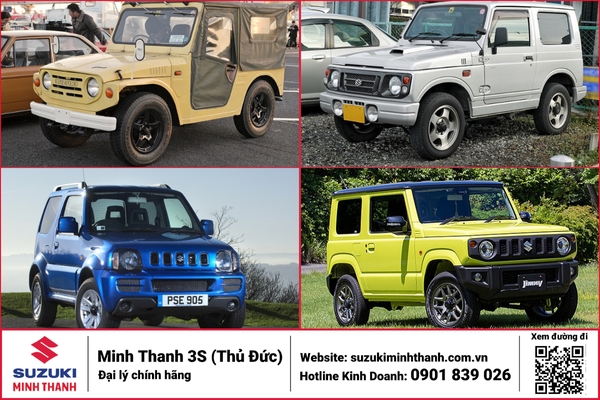 Suzuki Jimny: 4 Thế Hệ Vẫn Giữ Nguyên DNA Off-Road – Lý Do Không Theo Xu Hướng SUV Hiện Đại