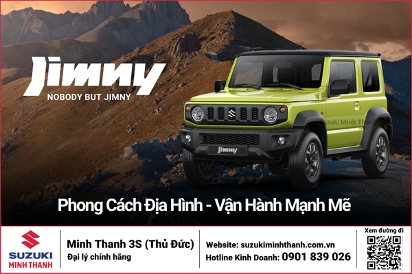 Suzuki Jimny Mang Phong Cách Địa Hình, Khả Năng Vận Hành Mạnh Mẽ Trên Đường Khó
