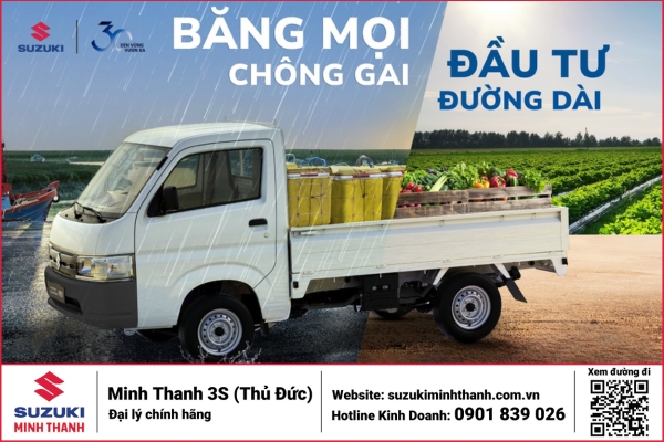 Tại sao chủ doanh nghiệp nên chọn Suzuki Super Carry Pro?