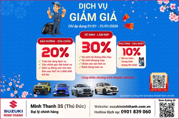 ƯU ĐÃI 01-2026 | DỊCH VỤ AN TÂM - XE ÊM ĐÓN LỘC 