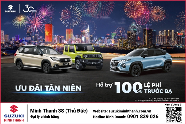 ƯU ĐÃI 01-2026 | HÀNH TRÌNH RỘNG MỞ CÙNG SUZUKI MINH THANH