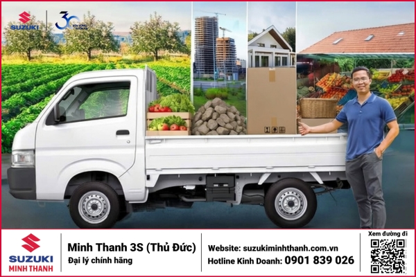 Vì Sao Suzuki Super Carry Pro Là Trợ Thủ Kiếm Tiền Của Hàng Nghìn Chủ Xe?