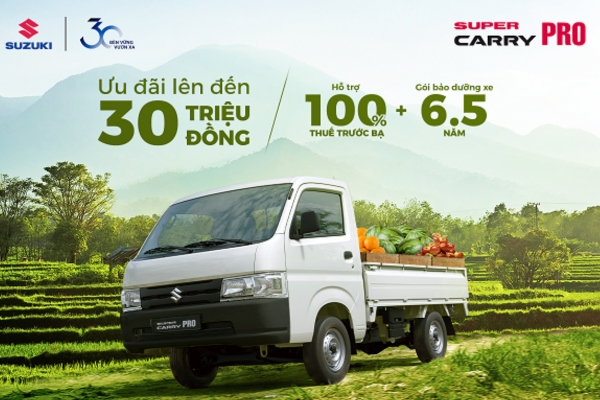 Vững Chãi Lợi Ích, Đồng Hành Chuyên Chở - Ưu Đãi Suzuki Carry Pro Lên Đến 30 Triệu Tại Suzuki Minh Thanh