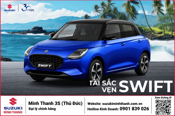 Suzuki Swift: Khung Thép Phân Tán Lực Bảo Vệ Người Lái